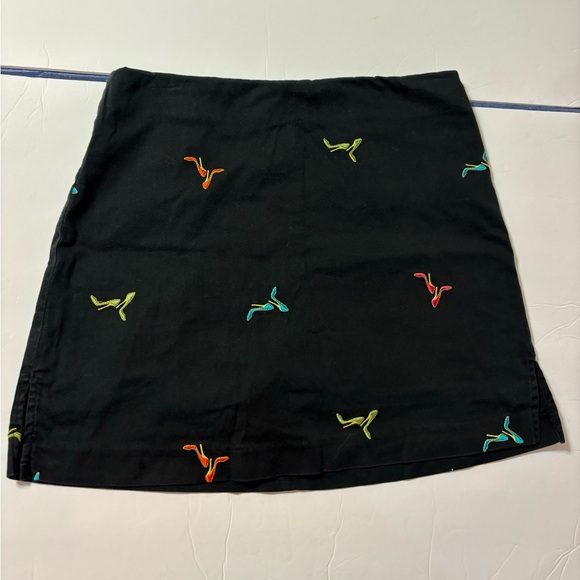 Black Mini Skirt/Skort by Attyre New York Size 6 High Heels - Picture 9 of 10